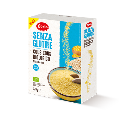 Pack Cous Cous biologico di mais e riso con pollo, uvetta e pinoli