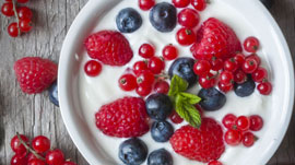 Frutti rossi a colazione