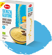 Cous Cous biologico di mais e riso con pollo, uvetta e pinoli