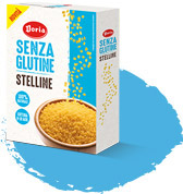 Minestra di stelline con ceci e scalogno